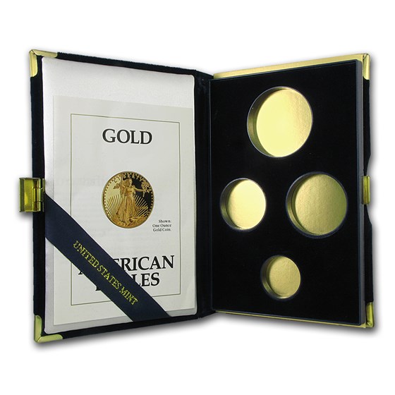 OGP Box & COA - 1992 4-Coin Proof Gold American Eagle Set OGP Box & COA - 1992 4-Coin Proof Gold American Eagle Set